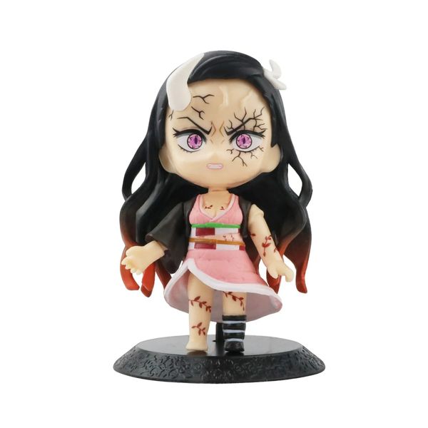 Demon Slayer Anime Nezuko Kamado Demon Form Cute Chibi Mini Figure