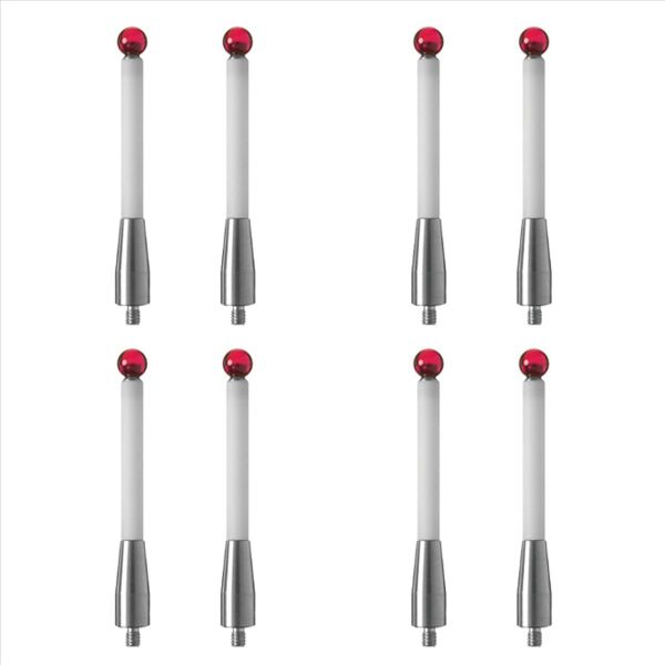 2Pcs Cmm Probe 6Mm Ball Tip Contact Probes For Renishaw A-5000-3709