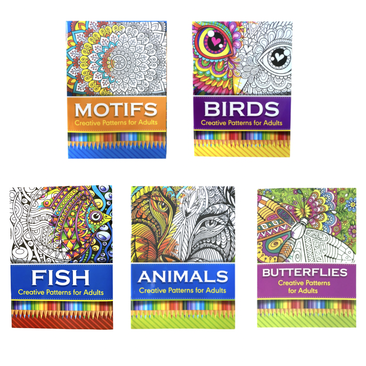 Adult Colouring Books 5 Pack Buy Online in South Africa