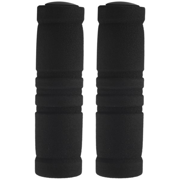 1 Pair for MTB Bike Bicycle Handle Handlebar Soft Sponge Bar Grips Black