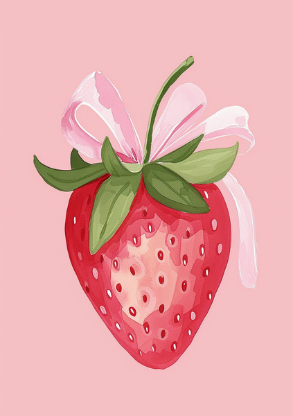 Wall Art Canvas - Strawberry
