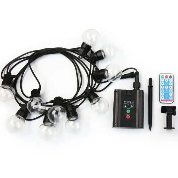 Wire Plug BallChristmas Waterproof LED String Solar Garden Decorative Light