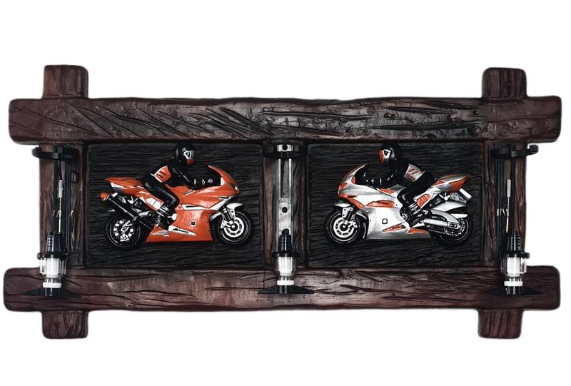 3 Optic Liquor Dispenser 2 x Super Bikes