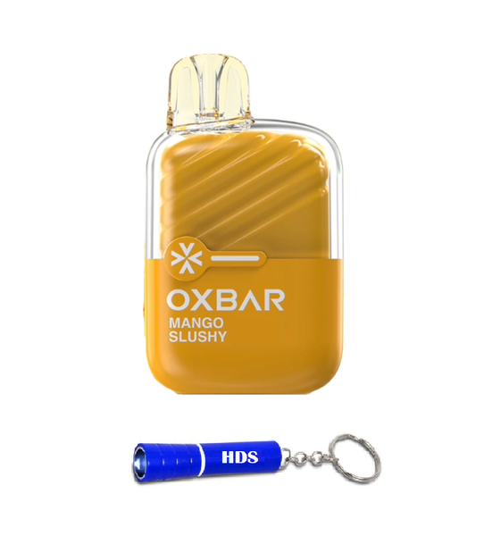 Oxbar Mini 2200 Puff 50mg Disposable Vape - Mango Slushie with HDS Torch