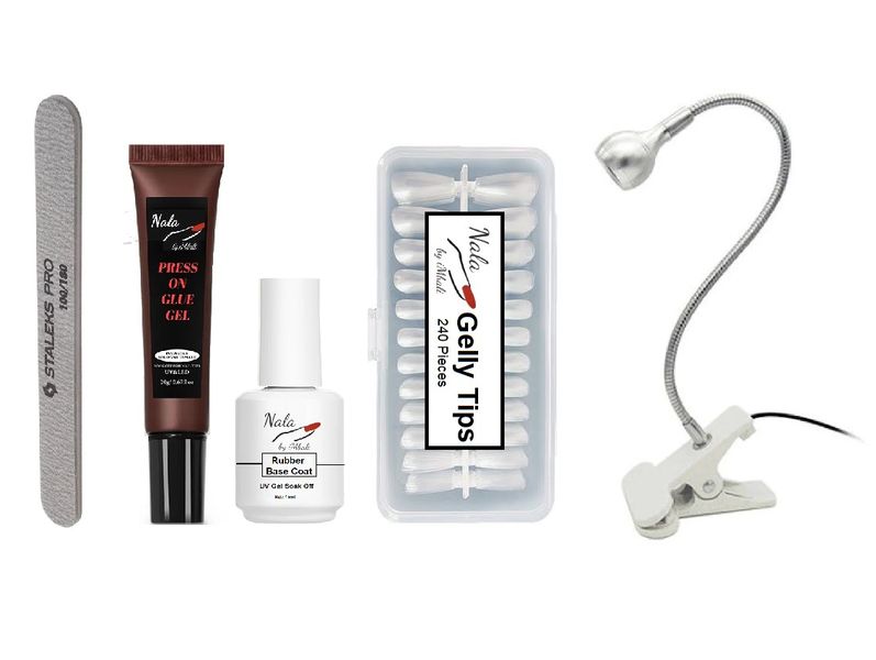 Nala by iMbali Gelly Tips Starter Kit with 5W UV Nail Dryer