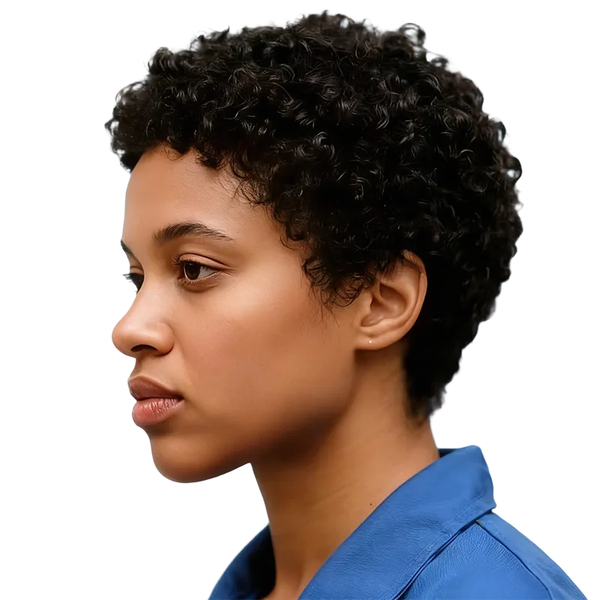 VSP Brazilian Pixie Cut Wig-Afro Curly Double Machine Made Glueless Wig