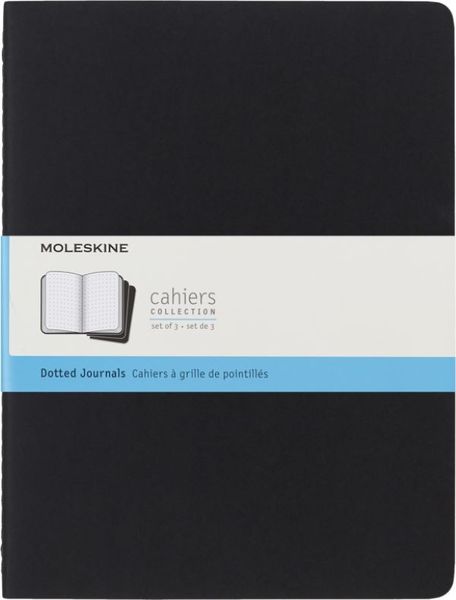 Moleskine Cahier Black X-Large Dotted Journal