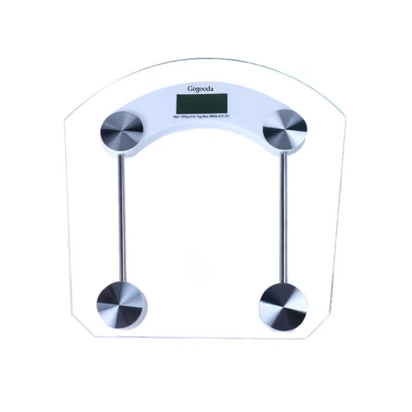 Gogooda Digital Body Weight Scale 400lb/180kg Clear Glass