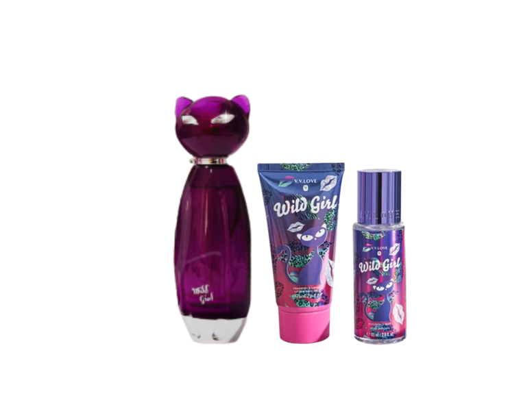 Wild Girl Eau de Parfum, Body Mist, and Hand Cream Set by V.V. Love