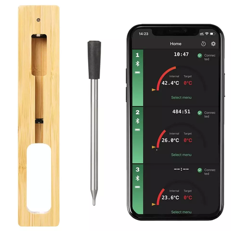 Michris Smart Wireless Meat Thermometer with Bluetooth