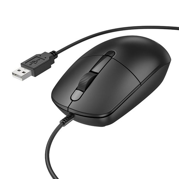 Wired Mouse 4 Buttons 800/1200/1600 DPI 1.4m Ergonomic functional Mouse