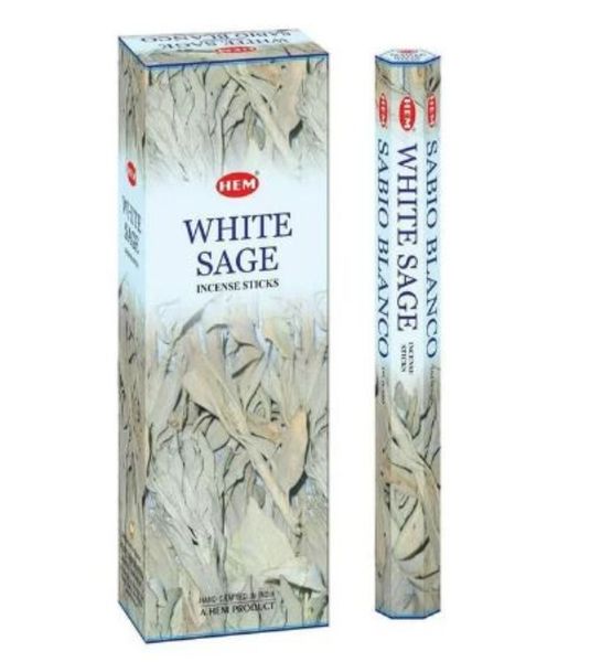 HEM White Sage Incense Sticks (120 Sticks)