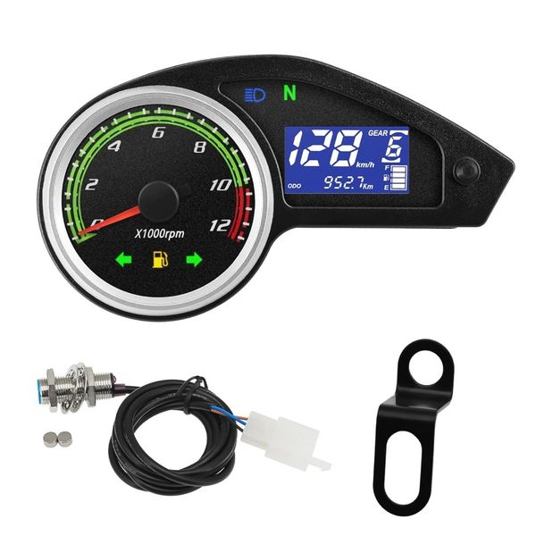Universal Motorcycle Speedometer Gauge Digital Speedometer