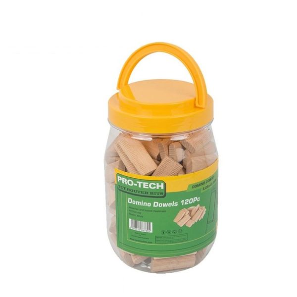 Domino Tenon 8x50mm 120 Piece Jar Beech Wood