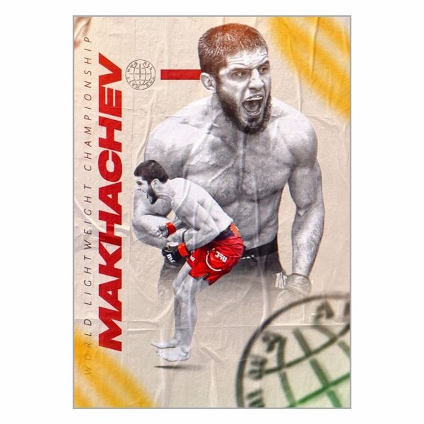 Makhachev World Lightweight Champion Poster - A1