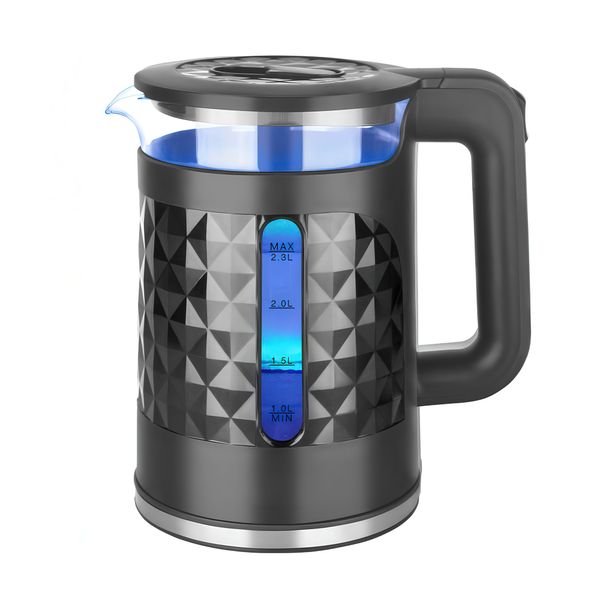 2.3L Cordless Electric Kettle 1500W BPA-Free &amp; 360 Swivel Base &amp; Auto-Off