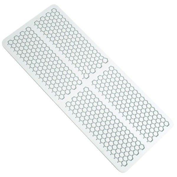 1 Piece - Flexible Honeycomb Baking Mat Silicone Mould - Light Grey
