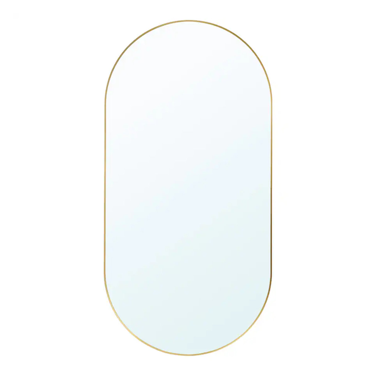 Paramount Mirrors and Prints Frame Oval 90 cm x 42 cm Resin Mirror