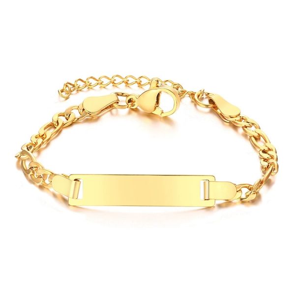 Kids Stainless Steel Bracelet Waterproof Jewelry Toddler Birthday Gift