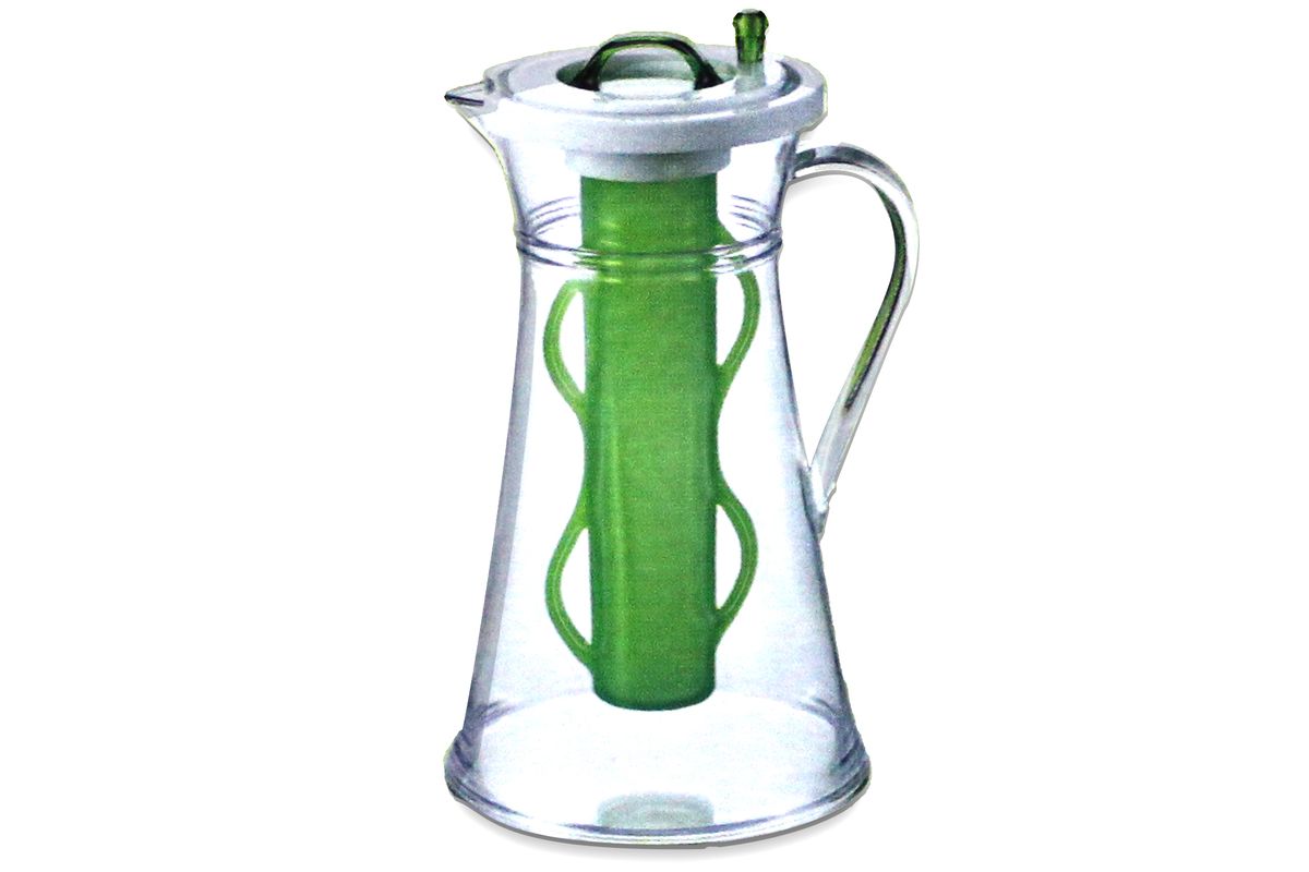 2.4L Quick Stirrer Spinner Pitcher with Internal Ice Core - SGN1497 - Green