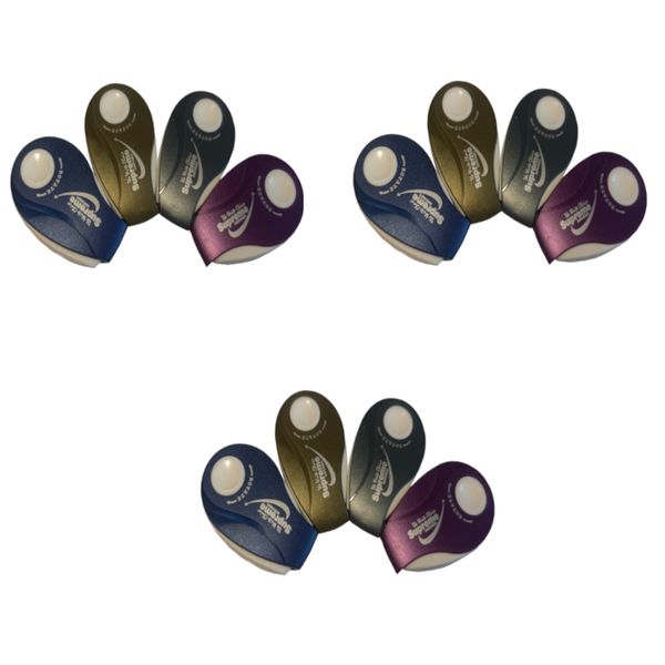 12 x Dark Colour Rotary Eraser Office Kids School Supreme Stationery