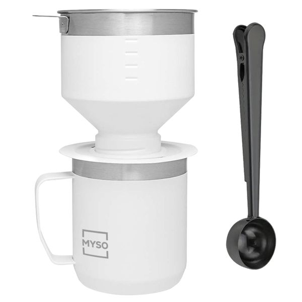 Myso Stainless Steel Pour Over Coffee Maker Set