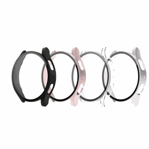 4 Glass Screen Protector Compatible with Samsung Galaxy Watch( Set1) 7-44mm