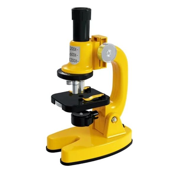 Science Kits for Kids Beginner Microscope With LED Educational Toy