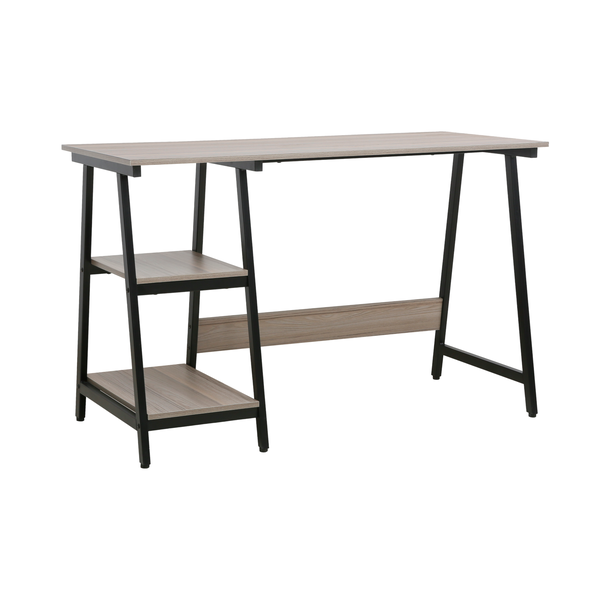 Creative Deco NEXA Home &amp; Office Desk - Workstation with 2 Shelves