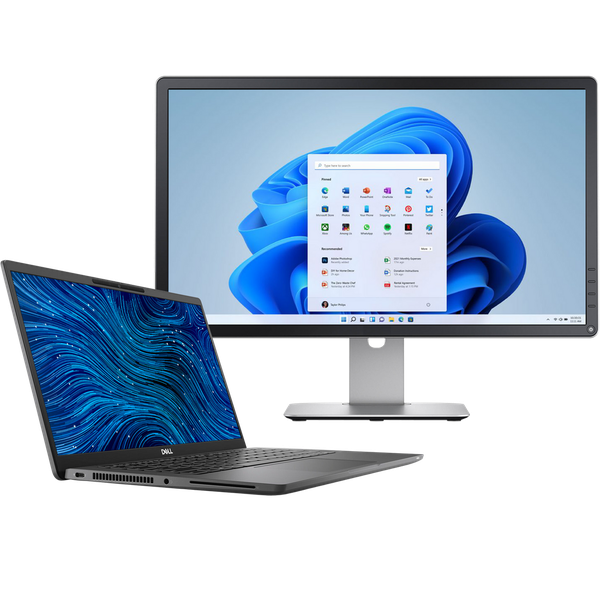 Business Dell Latitude Laptop Intel i7, 16GB RAM, Win 11 + Screen (Refurb)