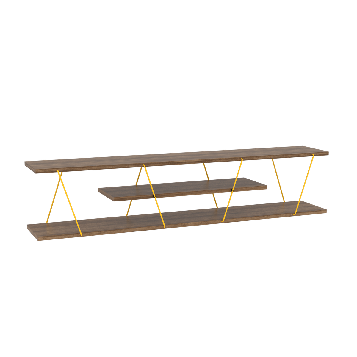 TARS Modern Artsy Design TV Stand Unit with Open Media Shelf Buy