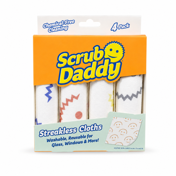 Scrub Daddy Streakless Cloths - 4 Pack