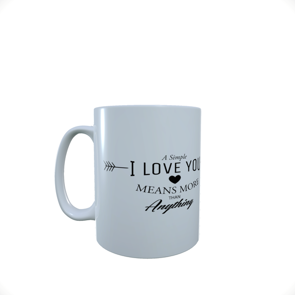 Simple I Love You - Coffee Mug