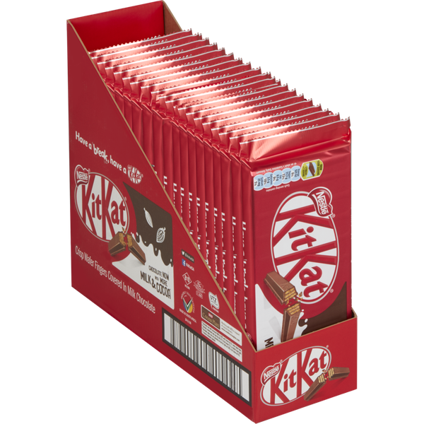 Nestlé KITKAT 11 Finger Milk Chocolate Slab CASE 24x135g