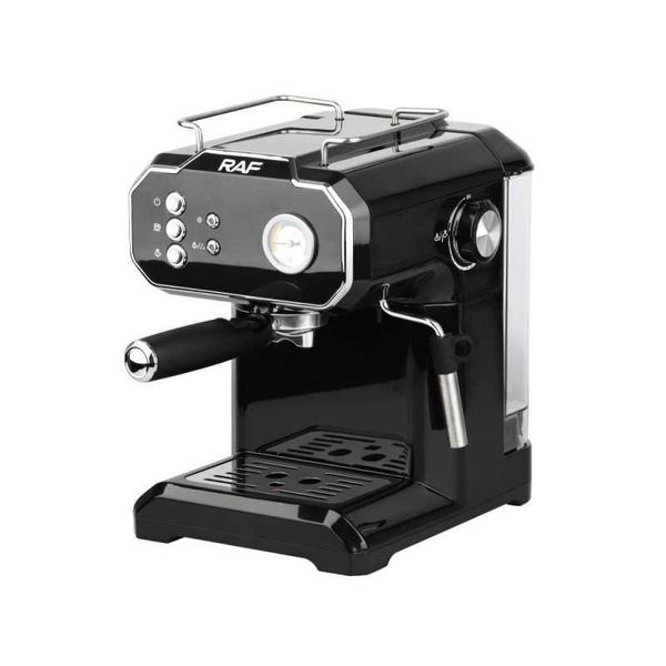 Semi automatic high-pressure steam frothing for espresso machine