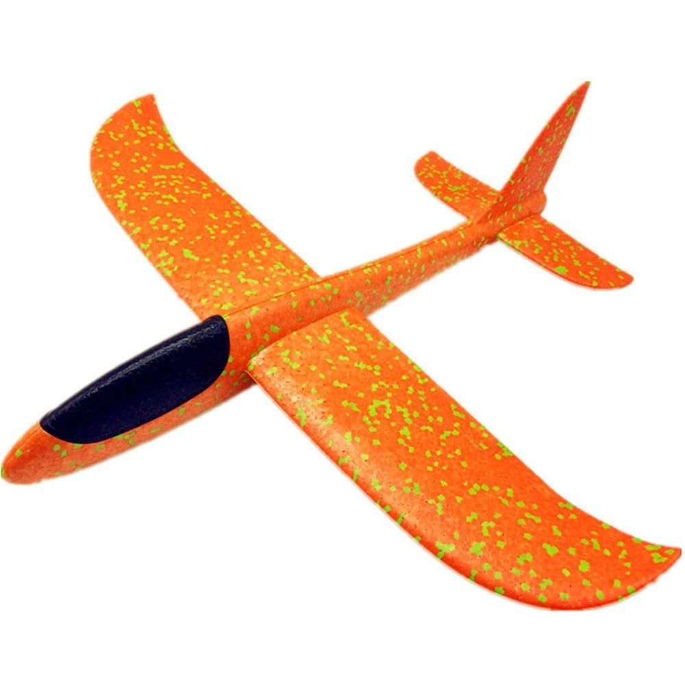 Glider Throw Foam Airplane Large Throwing Foam Plane Orange Shop