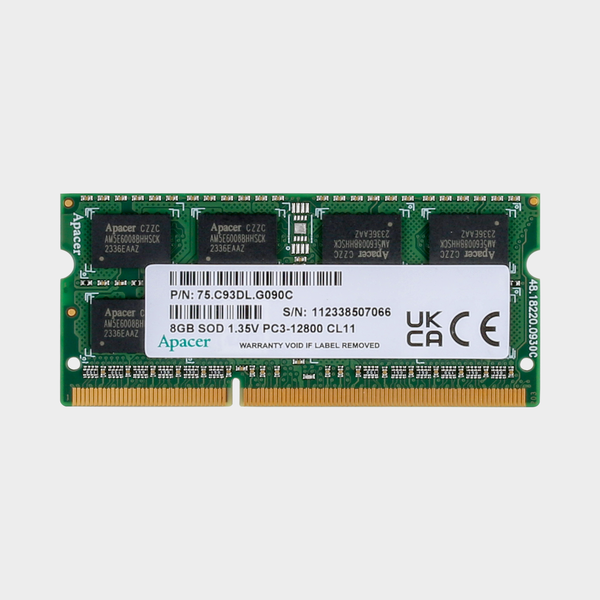 Apacer - Apacer 8GB DDR3 1600Mhz SODimm Laptop RAM