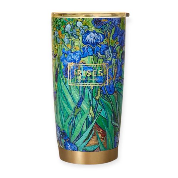 Touch of Art 600ml Van Gogh Irises Stainless Steel Tumbler