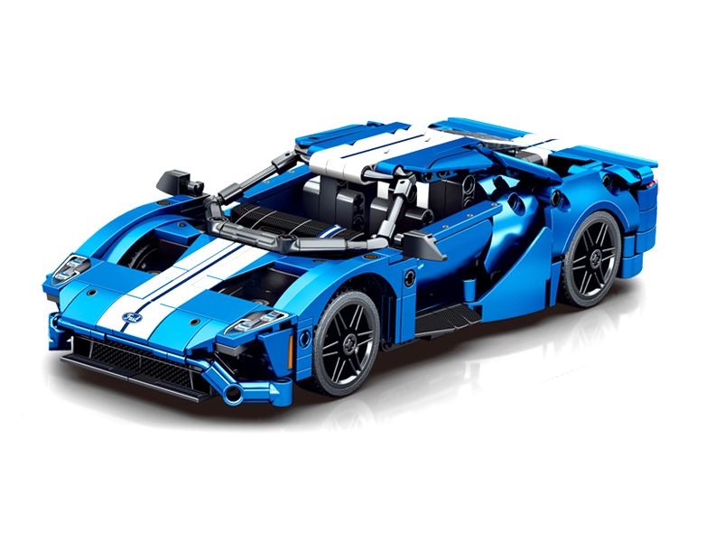 Sembo Tech - 1/18 Scale Ford GT - 452-Pieces - 23cm