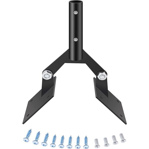 Metal Roof Weather Vane Bracket for Flagpole, Roof Sprinkler Mounting