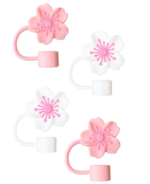 Straw Cover Cap for Cup,Silicone Straw Topper 10 mm 0.4in Straw Tips Lids