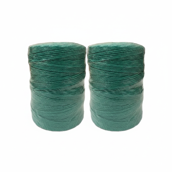 Mamba 2.00mm Heavy-Duty Lacing Cord 300m Green, UV Resistant - 2 Pack