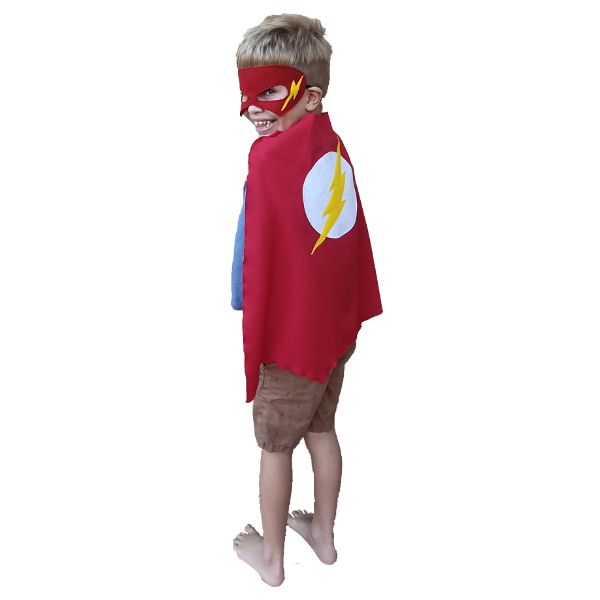 Superhero Cape and Mask Flash