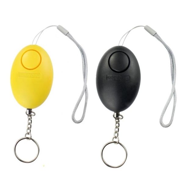 2-piece Personal Alarm Mini 120 Decibel Anti-Wolf Device With Keychain