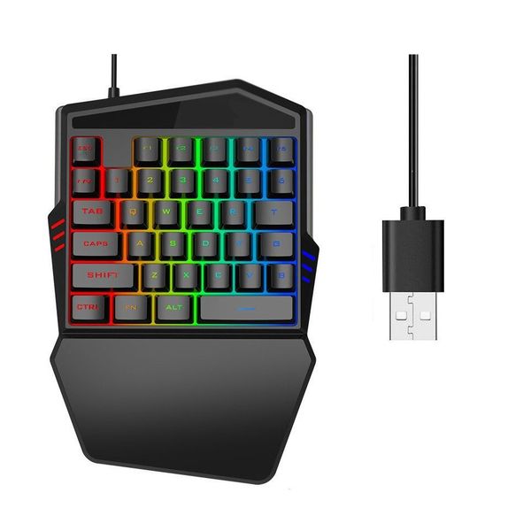 Andowl 35 Key RGB Mechanical Keyboard One-Handed