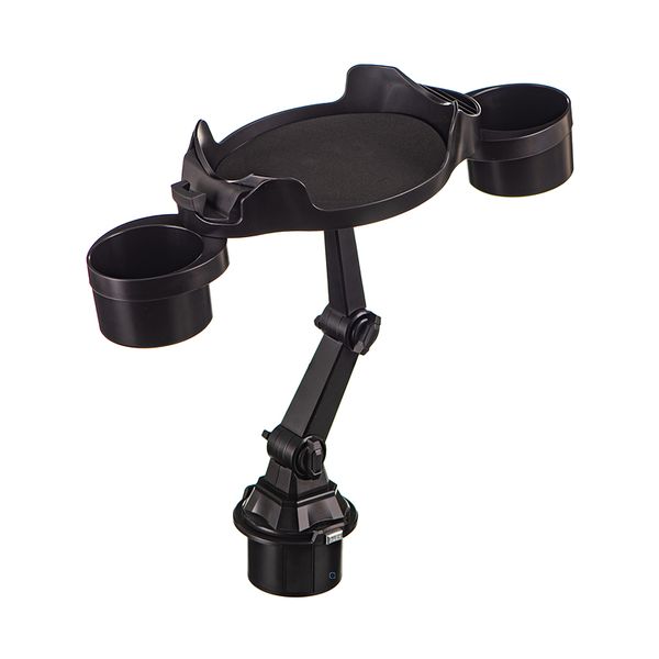 Car Balance Tray With Dual Rotatable Cup Holders