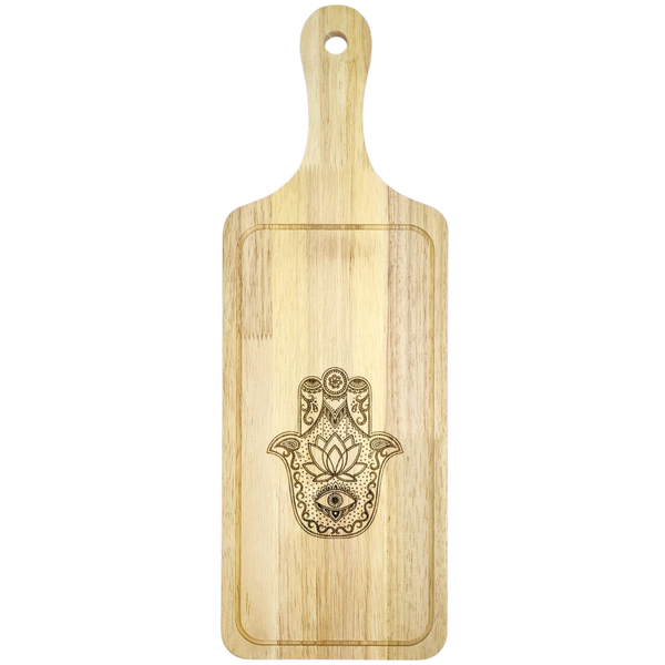 Hamsa Hand Engraved Serving Tray &amp; Board