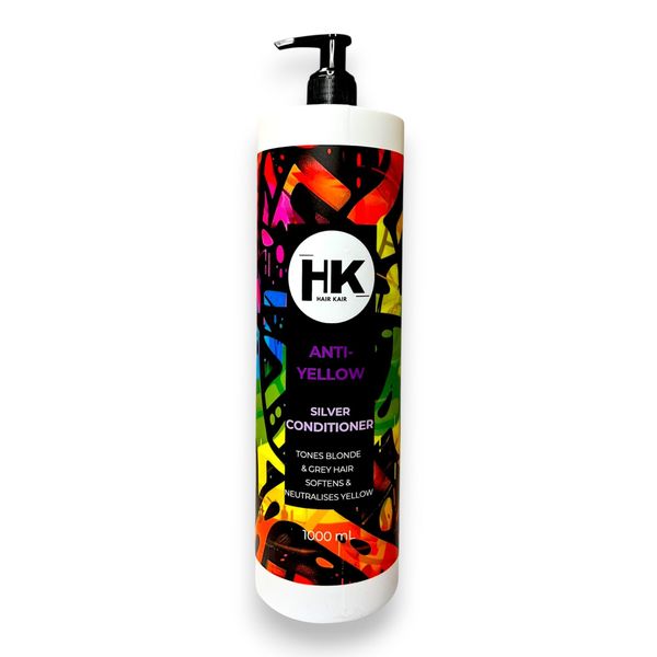 HK Anti-Yellow Silver Conditioner for Blonde, Silver &amp; Grey Hair 1000ml