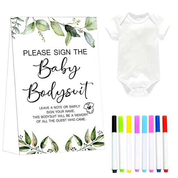 Baby Onesie Babygrow Baby Shower Game