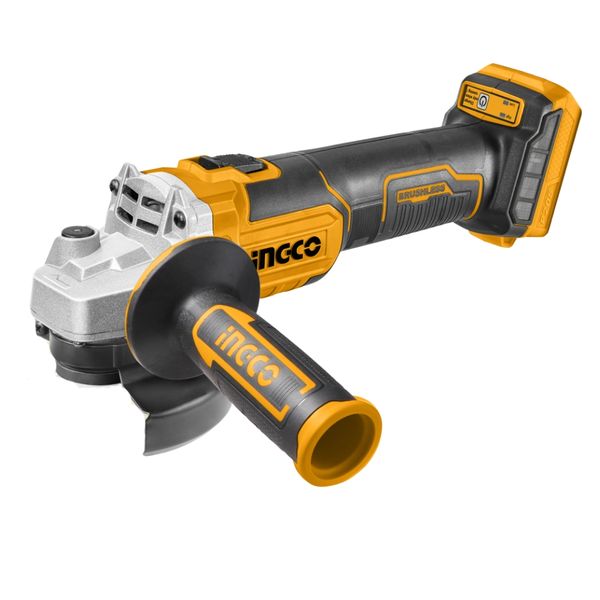 Ingco - Cordless Angle Grinder (20V) with Brushless Motor - Unit Only